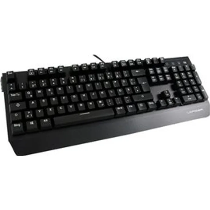 LC Power LC-KEY-MECH-1 - Tastatur - hinterleuchtet - USB - QWERTZ - Deutsch - CHERRY MX Red - Schwarz - (LC-KEY-MECH-1)