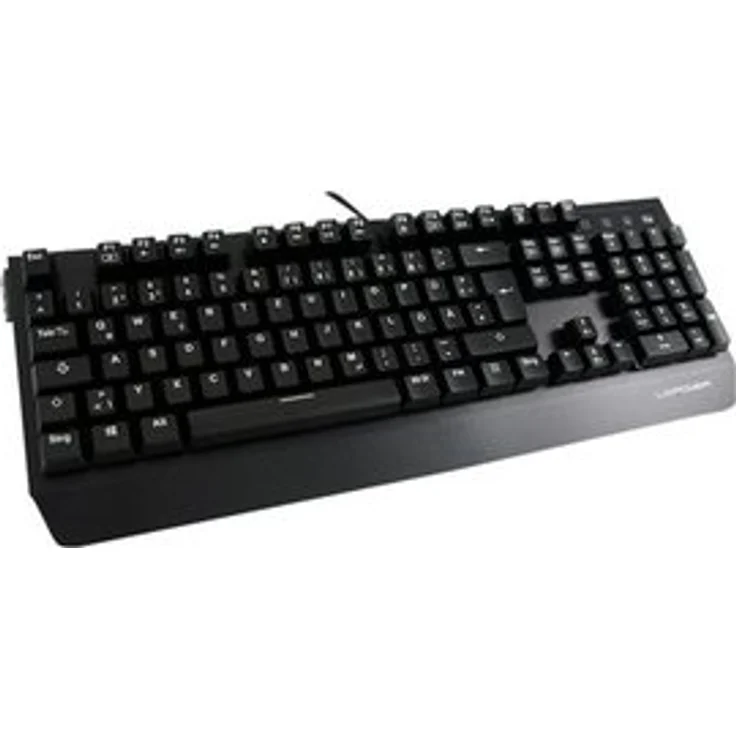 LC Power LC-KEY-MECH-1 - Tastatur - hinterleuchtet - USB - QWERTZ - Deutsch - CHERRY MX Red - Schwarz - (LC-KEY-MECH-1) – Bild 1
