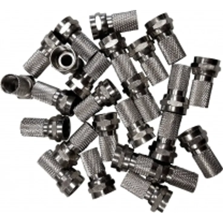 F-Stecker Set Kabel-Durchmesser: 7 mm