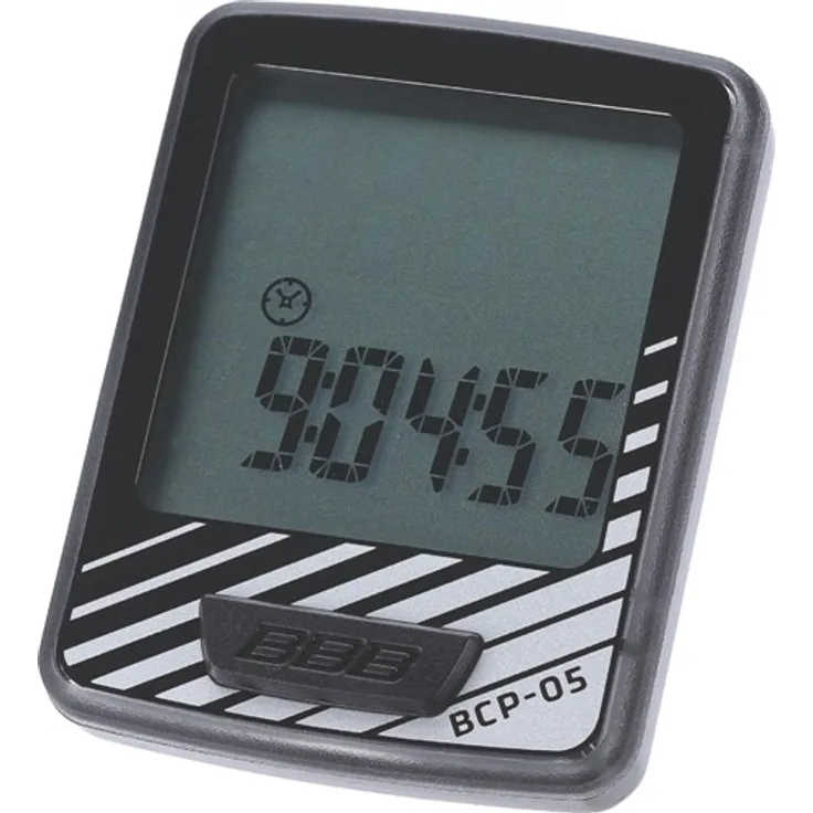 BBB Fahrrad Computer 7 Funktionen BCP-05 DashBoard, schwarz/grau 