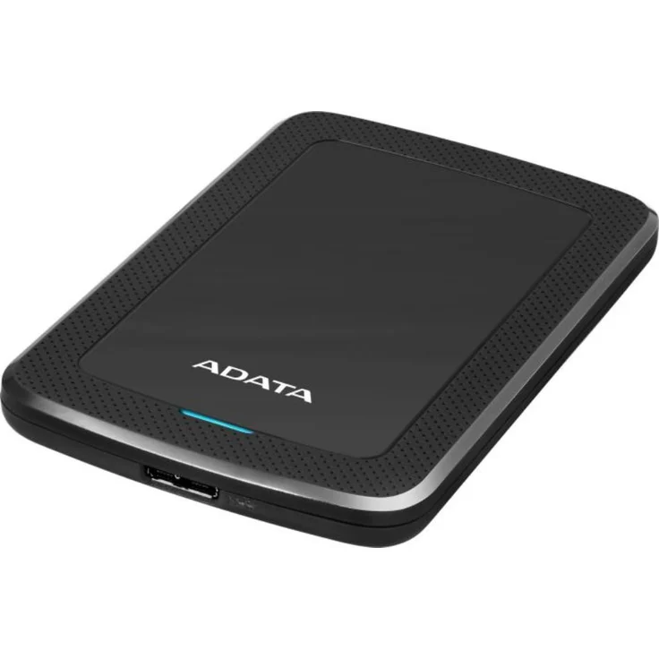 ADATA HV300 - Festplatte - 2 TB - extern (tragbar) - USB 3.1 - 256-Bit-AES - Schwarz (AHV300-2TU31-CBK) – Bild 3