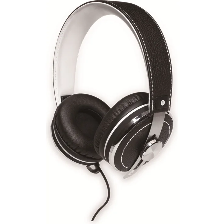 Over-Ear Kopfhörer TYPHOON RockStar TM033, schwarz/weiß
