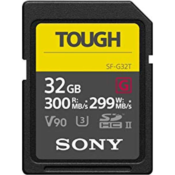 Sony SF-G32T SD-Speicherkarte (32 GB, UHS-II, SD Tough, G Serie) – Bild 1