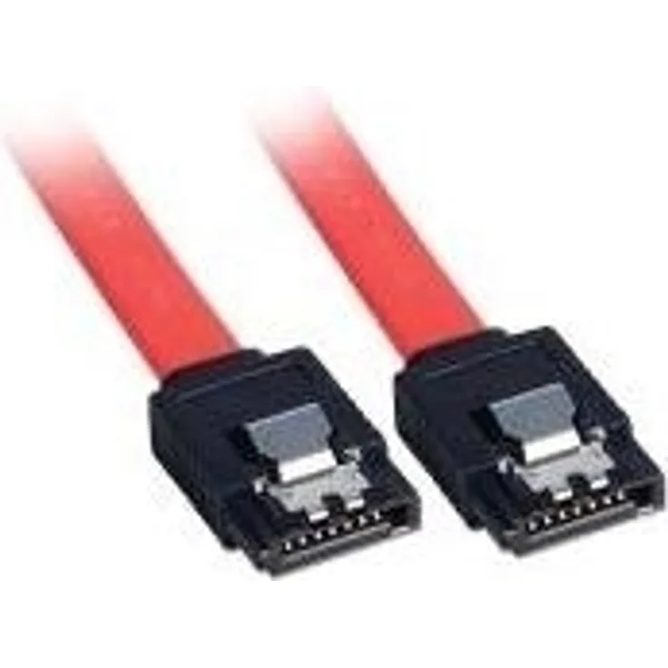 Lindy - Serial ATA-Kabel - Serial ATA 150/300 - Serial ATA, 7-polig - Serial ATA, 7-polig - 20cm - verriegelt (33449)