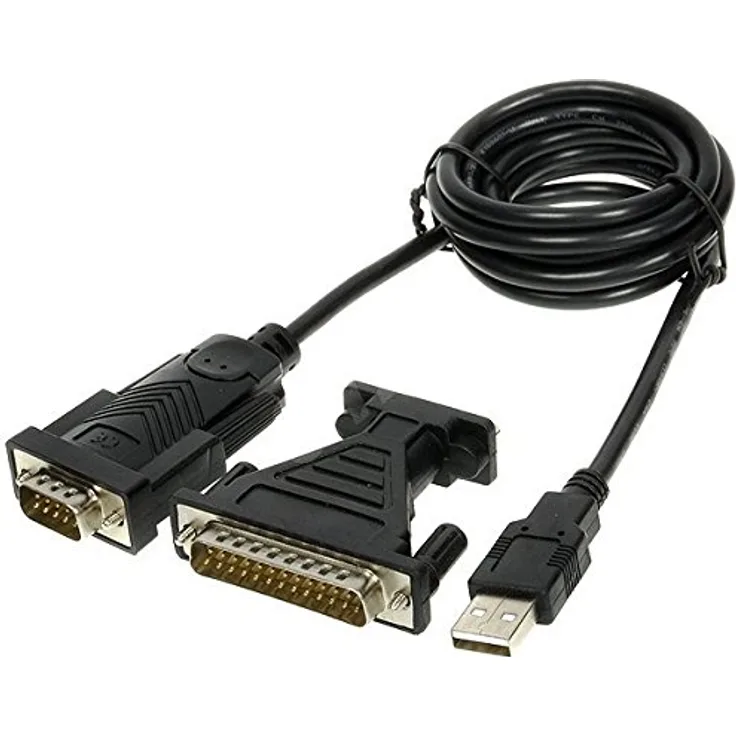 PremiumCord USB - RS232 Kabeladapter, FTDI Chip, Datenrate bis zu 500 Kbps, Kabellänge 1,5m