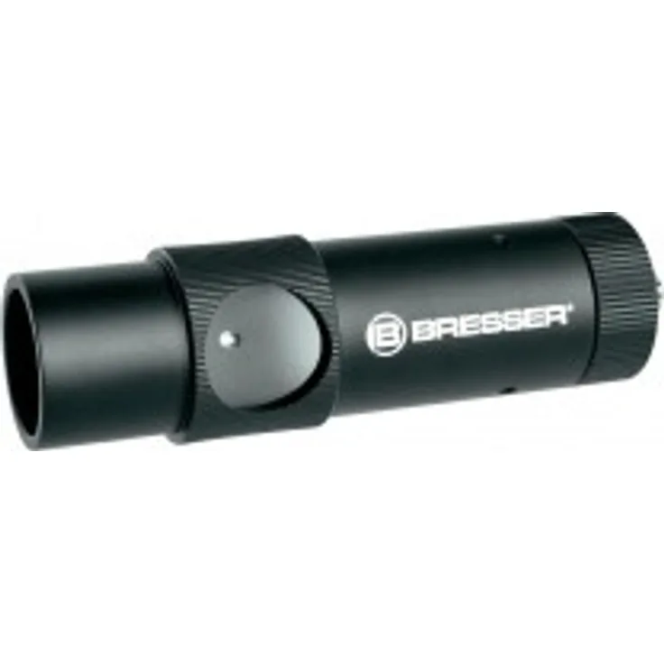 Bresser Newton Teleskop Laser Kollimator schwarz eloxiert mit justierbarem Aluminiumgehäuse zum Justieren von Spiegelteleskopen