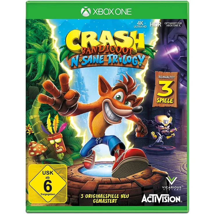 Crash Bandicoot - N.Sane Trilogy (inkl. 2 Bonuslevel) (Xbox One) - Preisvergleich