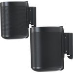 Flexson Wandhalterung (geeignet für Sonos One, One SL und Play:1 - Paar) schwarz