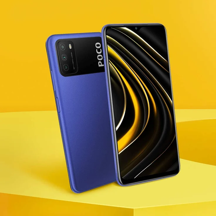 Xiaomi Poco M3 Smartphone 128GB interner Speicher, 4GB RAM, Cool Blue – Bild 4