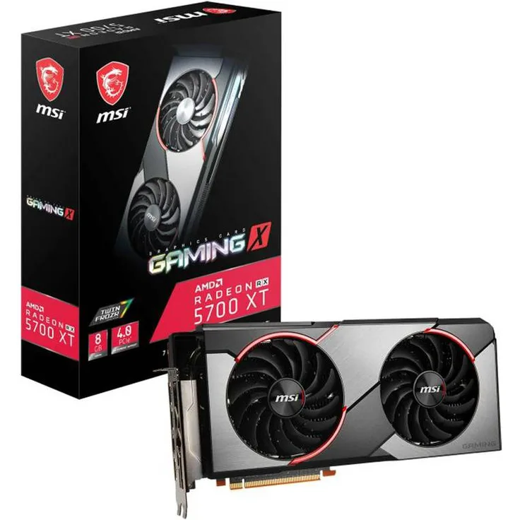 MSI Radeon RX 5700 XT GAMING X Grafikkarte 8GB GDDR6, PCIe 4.0, Aura Sync, Radeon FreeSync, HDMI, DisplayPort