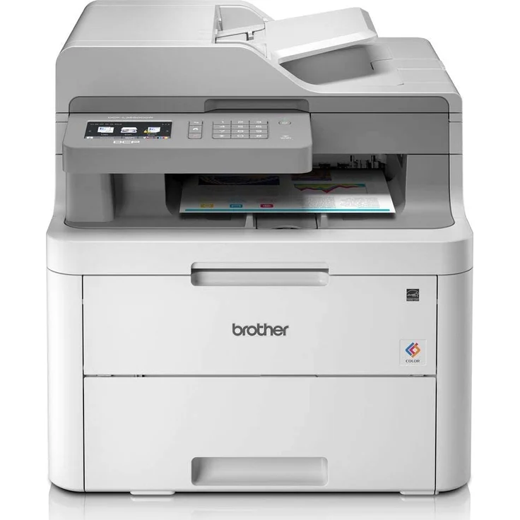 Brother DCP-L3550CDW (3-in-1) Multifunktionsdrucker - (Laser) Farbe, Druckgeschwindigkeit: 18 s/w, 18 Farbe, Auflösung: 2400 x 600, USB, (DCPL3550CDWG1) – Bild 1