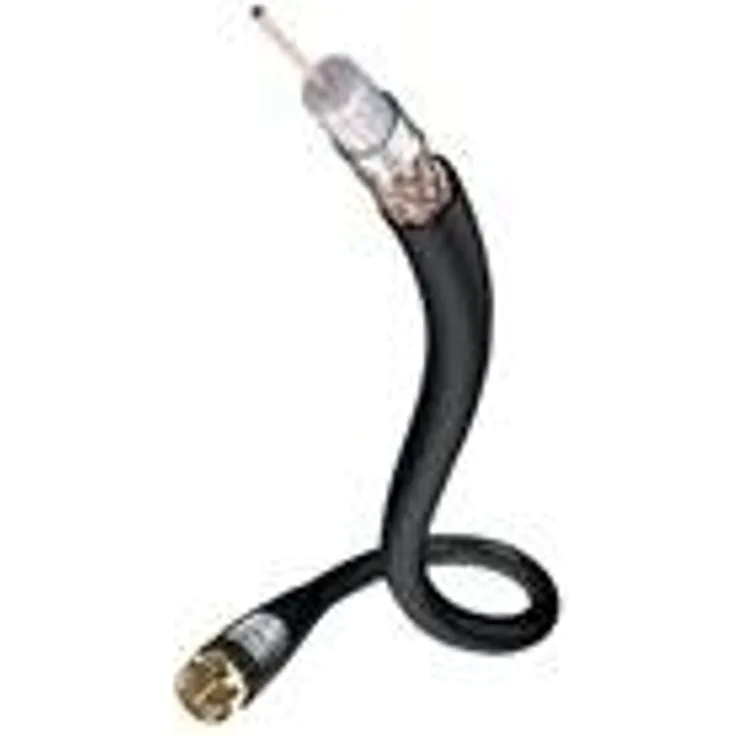 In-akustik Star - HF-Kabel - F-Stecker (M) bis F-Stecker (M) - 3 m - doppelt abgeschirmtes Koaxialkabel - 90 dB - Schwarz