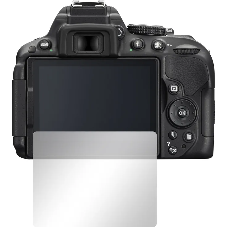2x Slabo Displayschutzfolie für Nikon D5300 KLAR "Crystal Clear"