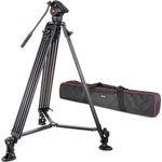 VILTROX® VX-18M 188cm / 74 Zoll Panorama Kamera Dreibein-Stative mit Fluid Drag Kopf für Canon Nikon Sony DSLR Kamera & DV Camcorder, Aluminiumlegierung