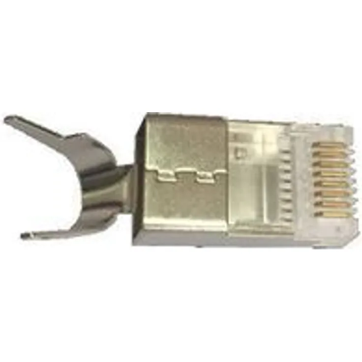 MicroConnect Modular Plug - Netzwerkanschluss - RJ-45 (M) - SFTP - CAT 7 - robust, verseilt (Packung mit 10) - MicroConnect - KON513-10 - 5711783335276
