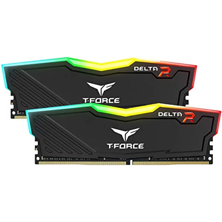 Memory D4 3200 16GB C16 Team Delta RGB Black K2