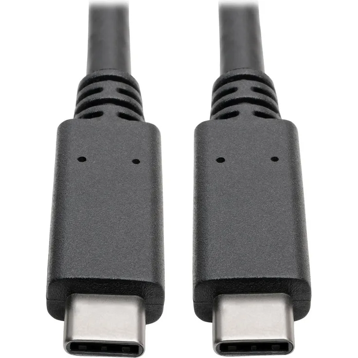 Tripp Lite U420-003-G2-5A - USB Kabel (0,914 m, USB C, USB C, 3.1 (3.1 Gen 2), Male Connector-Male Connector, Schwarz)