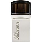 Transcend JetFlash 890 128GB USB3.0 Pen Drive OTG Type A&C Silver