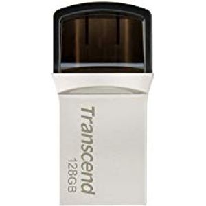 Bild für Transcend JetFlash 890 128GB USB3.0 Pen Drive OTG Type A&C Silver