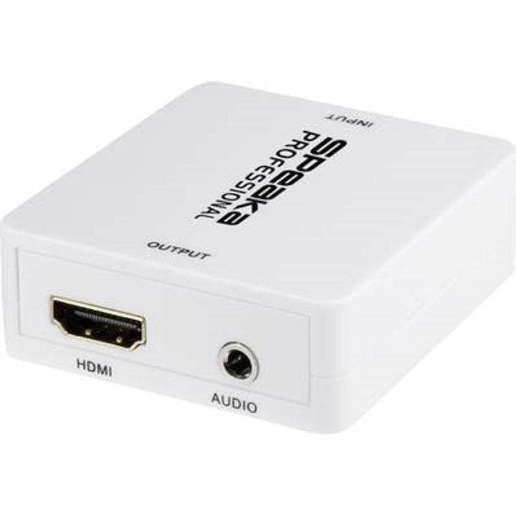 SpeaKa Professional Audio Extraktor [HDMI - HDMI, Klinke, Cinch] 1920 x 1080 Pixel (SP-6773284)
