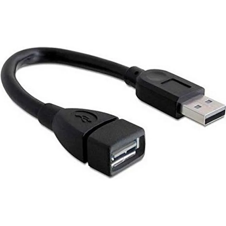 AKYGA AK-USB-23 USB A Buchse auf A Stecker 2.0 Kabel Verlängerungskabel 15 cm