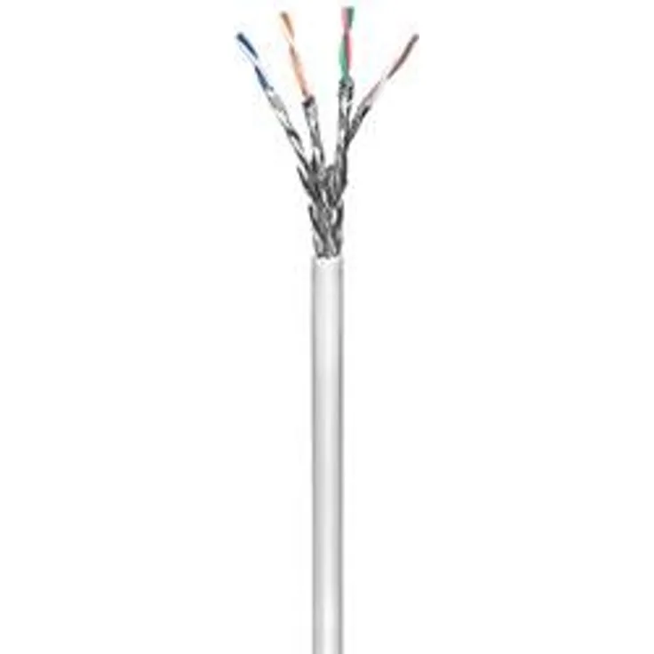 Wentronic Goobay - Bulkkabel - 305,0m - SFTP, PiMF - CAT 6 - verseilt, halogenfrei - Grau (81063)