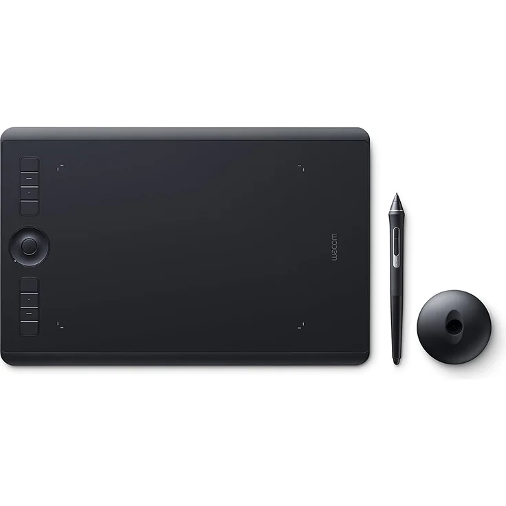 Wacom Intuos Pro Medium Grafik-Tablett mit Bluetooth-Funktion – Beliebtes Format für digitales Zeichnen und Fotoretusche mit besonders hoher Drucksensitivität und anpassbaren Befehlstasten – Bild 1