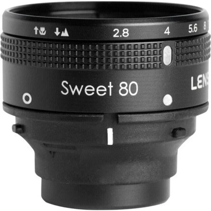 Lensbaby Sweet 80 - Optikeinsatz für das Lensbaby Optic Swap System - ideal für Portraits, samtige Bokeh-Effekte und kreative Unschärfe - Brennweite 80 mm, Blende f-2,8 - Blendensteuerung - Spezialobjektiv passend für Systemkameras und Spiegelreflexkamera