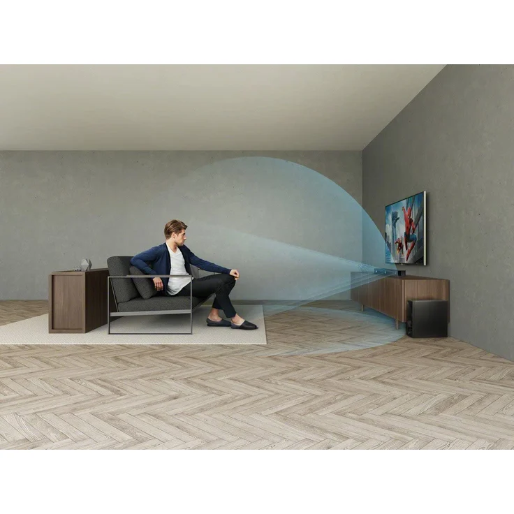 Sony HT-ZF9 3.1 Soundbar mit Subwoofer, Dolby Atmos, kabellos/kabelgebunden, geeignet für TV, schwarz (2018) – Bild 8