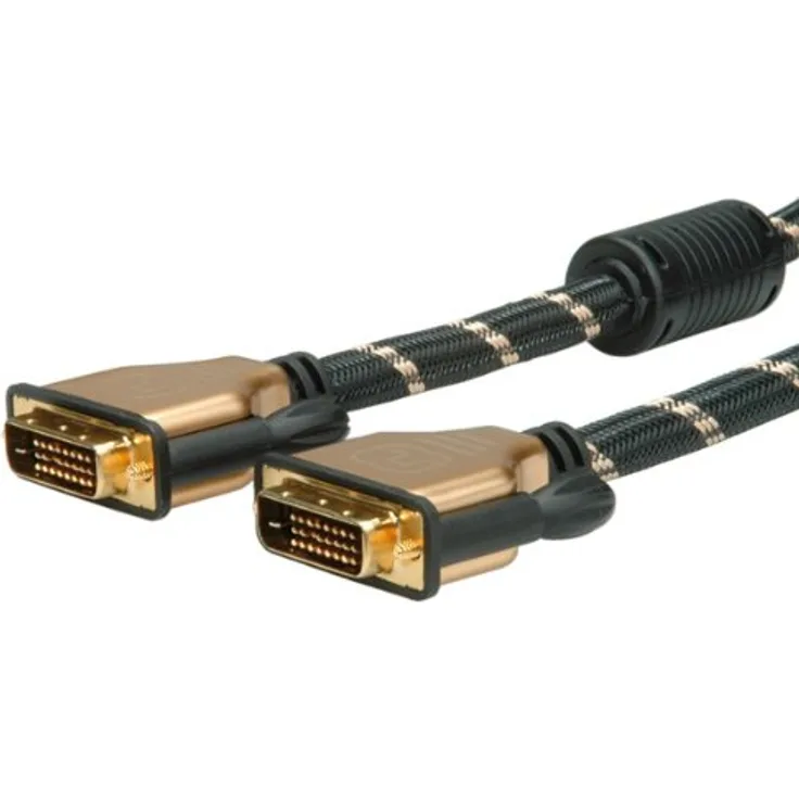 ROLINE GOLD Monitorkabel DVI, ST-ST (24+1) dual link 1,0m (11.04.5511)