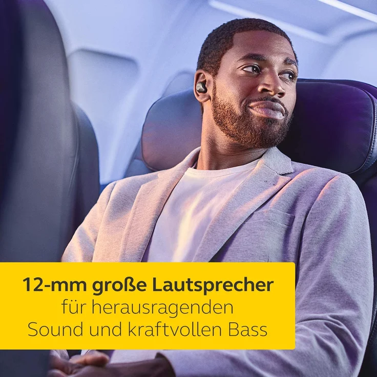 Jabra Elite 85t In-Ear Kopfhörer, Bluetooth, Mikrofon, Noise Cancelling, spritzwassergeschützt, Titan schwarz – Bild 8
