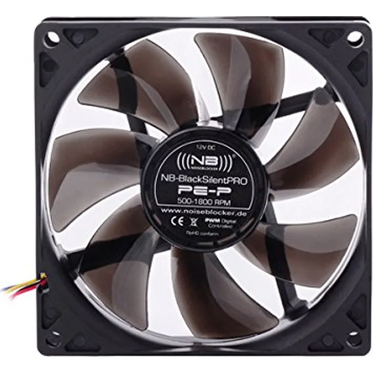 Noiseblocker PE-P BlackSilent Pro Lüfter 92mm