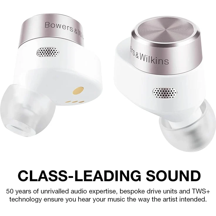 Bowers & Wilkins PI5 True Wireless In-Ear-Kopfhörer, mit Bluetooth, Mikrofon, Noise Cancelling, spritzwassergeschützt, weiß – Bild 11