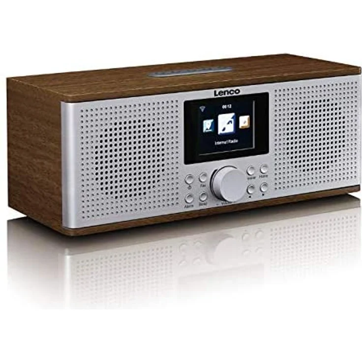 Lenco DIR-170 Internetradio mit Bluetooth, WLAN, TFT-Display, braun – Bild 4