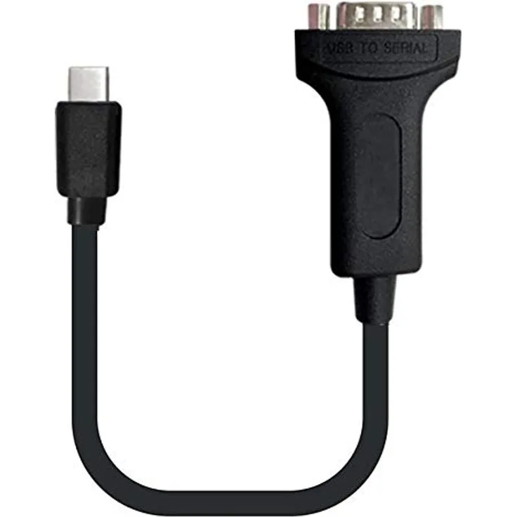 PremiumCord Adapter USB-C auf RS232, USB C 3.1 Stecker auf RS232 Stecker, USB 3.1 SuperSpeed, Länge 0,2m