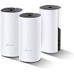 TP-Link Deco P9 Powerline WLAN Mesh Set (Dualband 1200Mbit-s + HomePlug 1000Mbit-s, Reichweite bis zu 560m², Qualcomm Core, 6xGigabit-Ports, kompatibel mit Amazon Alexa, Schnellinstallation) weiß