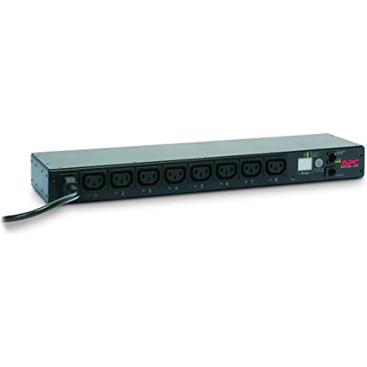 APC Rack PDU - AP7920B - Stromverteilung (schaltbar 1U, 12A-208V, 10A-230V, 8 Ausgänge C13, IEC C14)