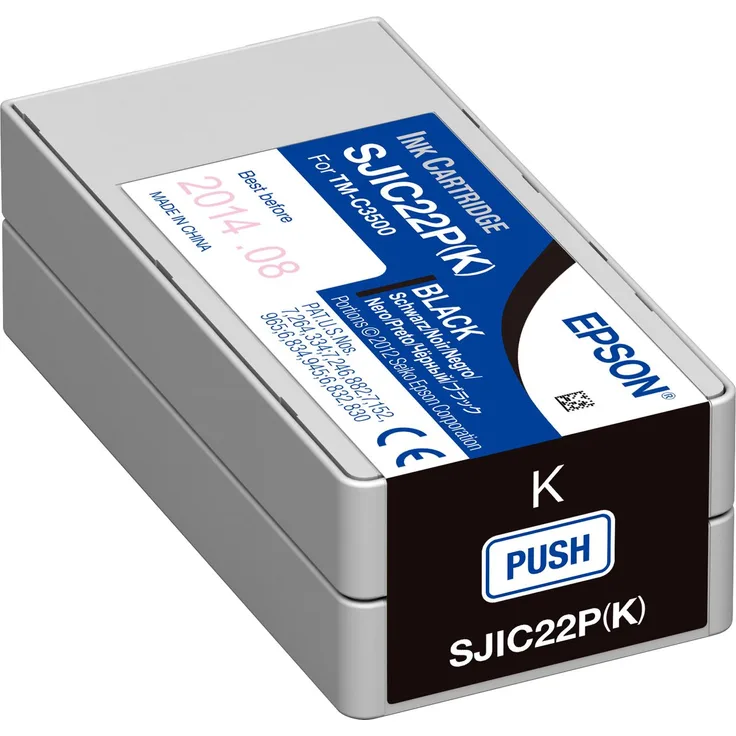 Epson C33S020601 SJIC22PK TWC3500 Tintenpatrone 32.5 ml, schwarz