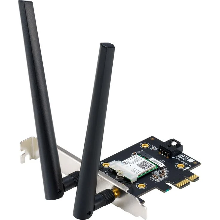 Asus P-AX3000 PCIe-Karte (Bluetooth 5.0 + Wi-Fi 6 AX3000 Dual-Band, 2x Antennen, DFS) – Bild 2
