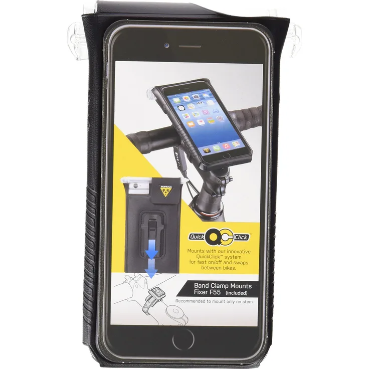 Topeak Fahrt Hülle DryBag Handytasche für iPhone 6-6s Plus, schwarz, 14.2 x 7.7 x 3.1 cm