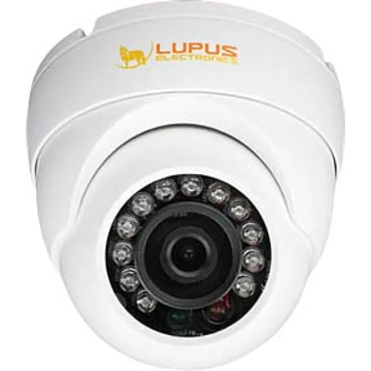 Lupus Electronics 13300 GEODOME - LE 337HD wetterfeste Domekamera mit 720p Auflösung und 20 Meter Nachtsicht, Weiß