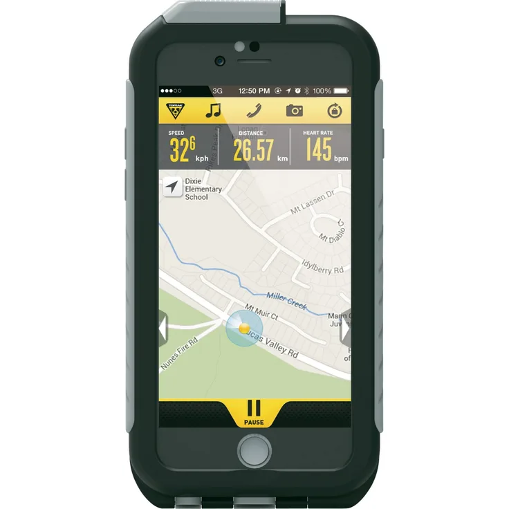 Topeak Weatherproof RideCase für iPhone 6/6S, ohne Halter, grey