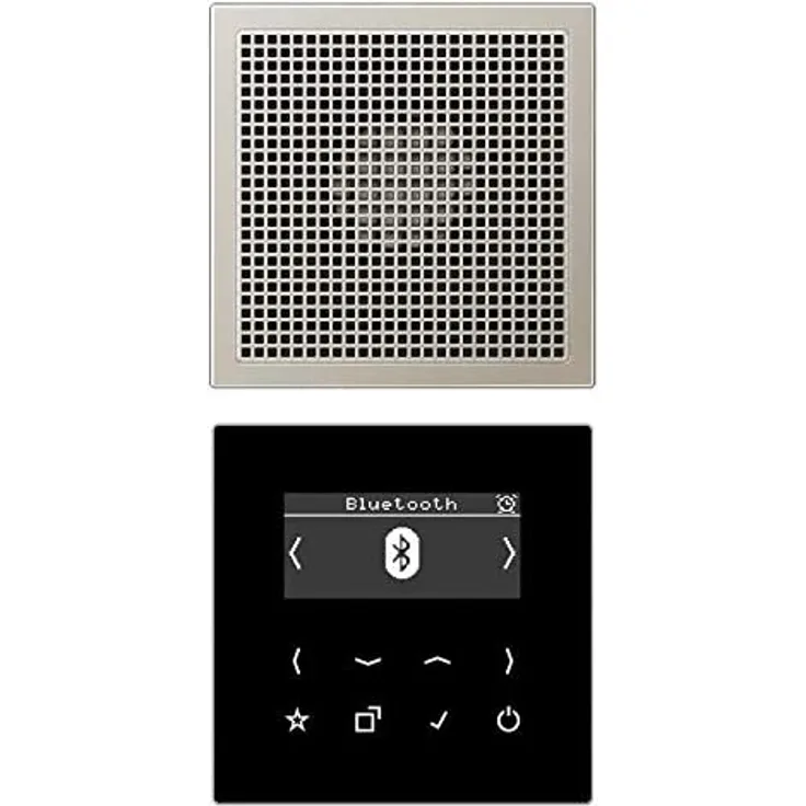 JUNG Smart DAB+ DAB ES1 BT Unterputzradio, schwarz