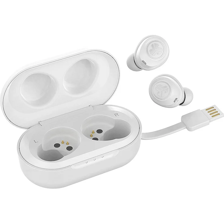 Jlab Jbuds Air True Wireless In-Ear Kopfhörer, mit Bluetooth, weiß – Bild 4