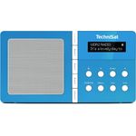 TechniSat TechniRadio 1 NRW-Edition Tragbares Radio mit Wecker, Dot-Matrix-Display, LCD-Display, blau