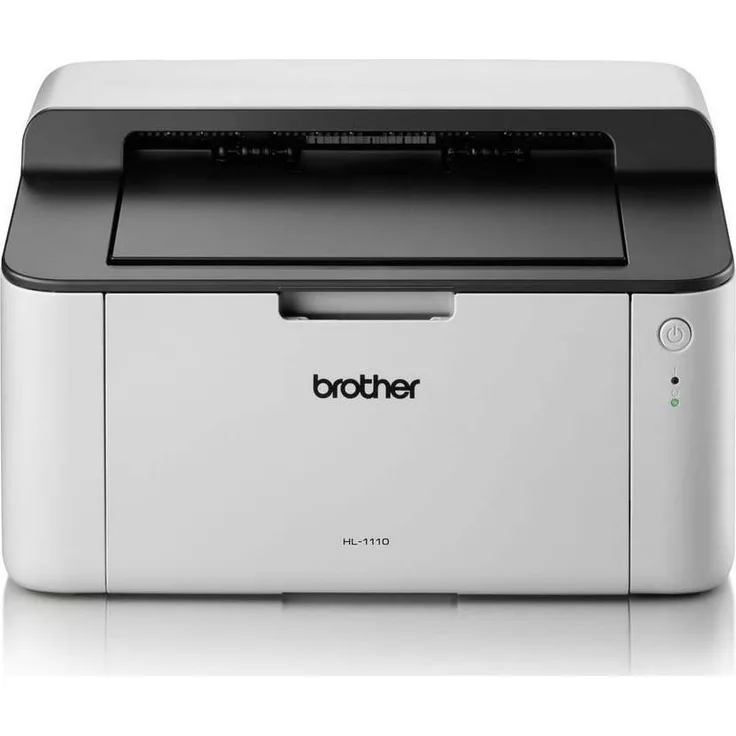 Brother HL-1110 - Laserdrucker, Mono, Auflösung: 2400 x 600 dpi, Druckgeschwindigkeit (S/W): 20 S/min, Papierzufuhr: 150 Blatt (HL1110G1)