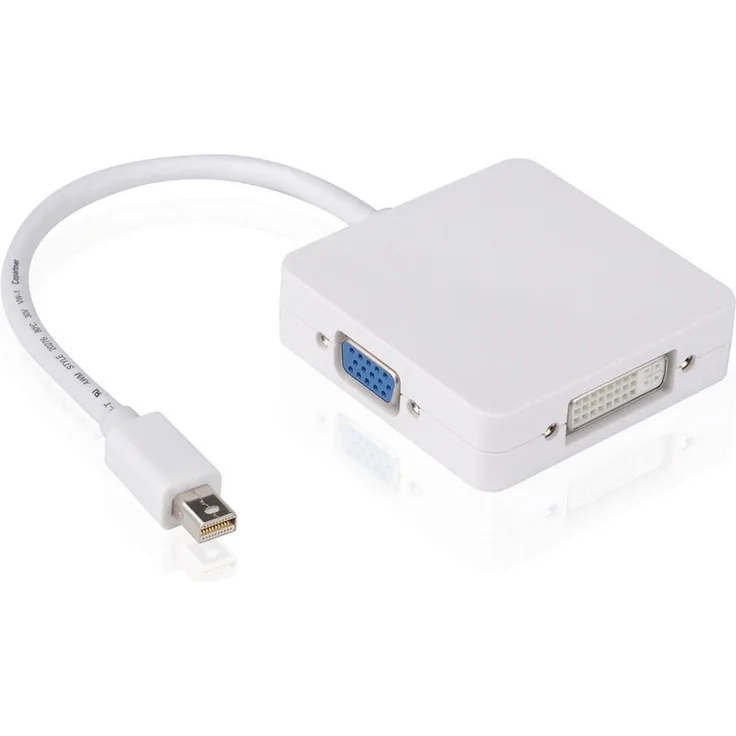 RGBs 3 in 1 Thunderbolt Port Mini Displayport auf HDMI DVI VGA Display Port Konverter Adapter Kabel für Apple Mac MacBook Pro Air iMac Microsoft Surface Pro