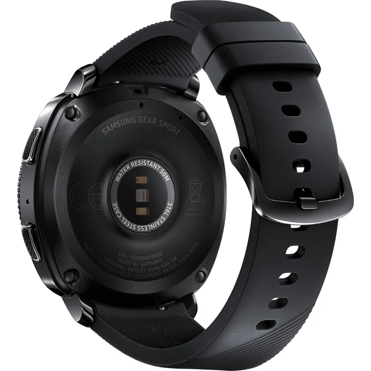 Samsung Gear Sport Smartwatch GPS, Unisex, 42mm, Edelstahlgehäuse, Schwarz – Bild 3
