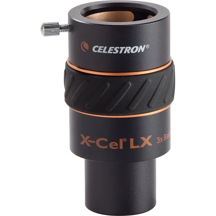 Celestron 93428 1,25'' X-Cel LX 3X Barlowlinse – Schwarz