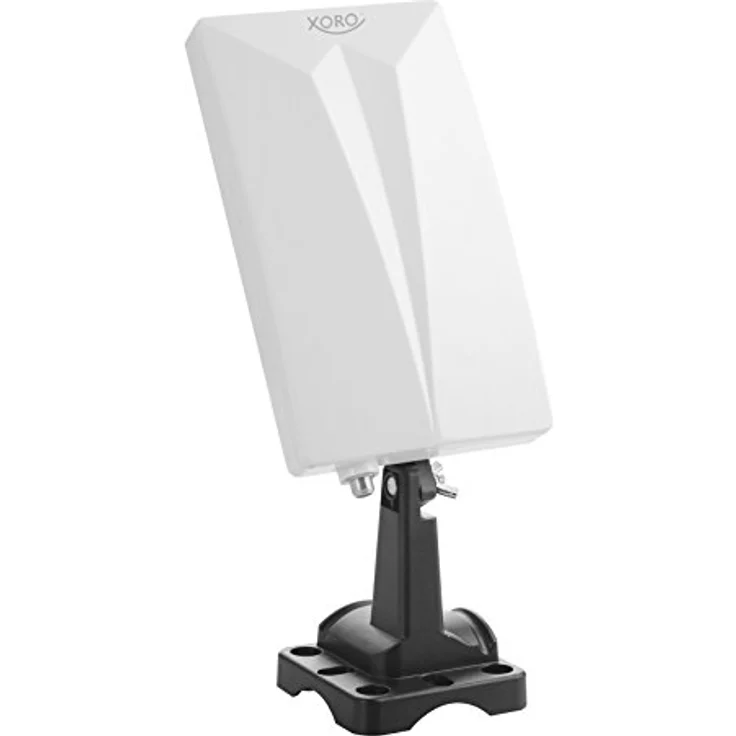 Xoro HAN 600 DVB-T2 aktive Kombo Antenne mit eingebautem Verstärker (LTE Rauschfilter, 3,5m Anschlusskabel, für Außen und Innen) weiß – Bild 1